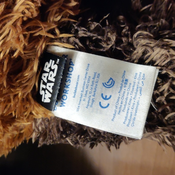 Build A Bear Chewbacca Star Wars 17" Hairy Brown Plush Bear - Picture 5 of 5